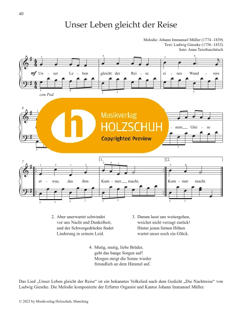 Unser Leben gleicht der Reise